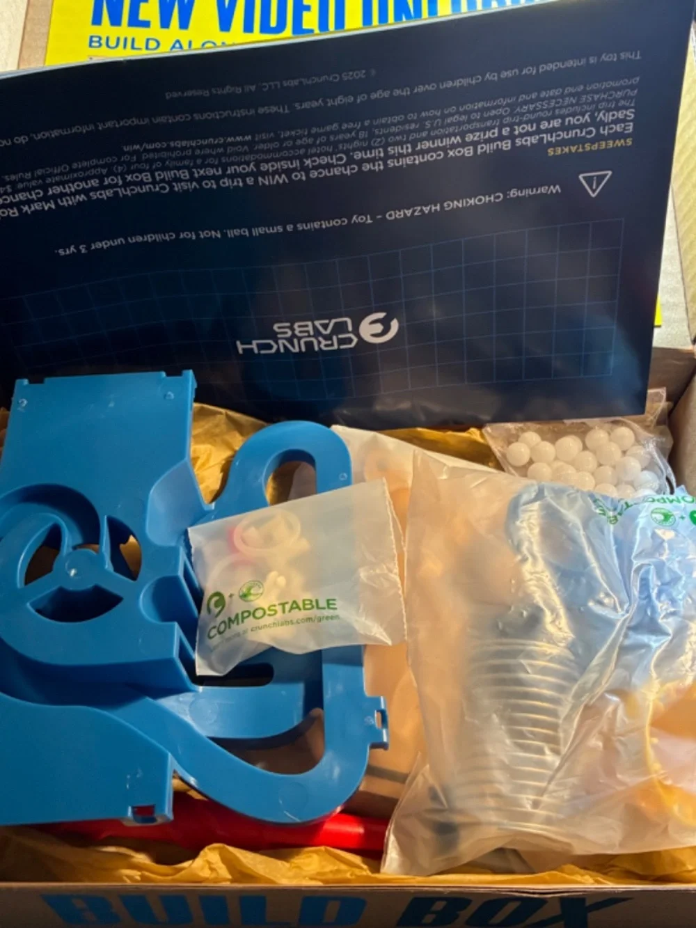 Rock Paper Spinner Crunch Labs Box Science Not Used Open Box Educational Toy